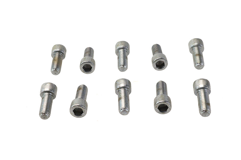 Allen Socket Cap Bolt Knurled Chrome 5/16 inch X 3/4 inch