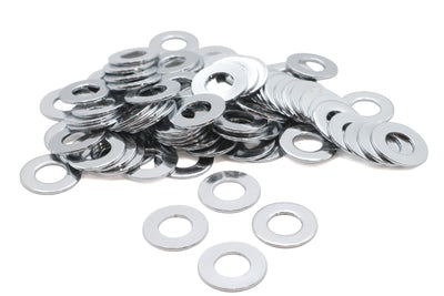 Chrome Flat Washers 7/16 inch Inner Diameter