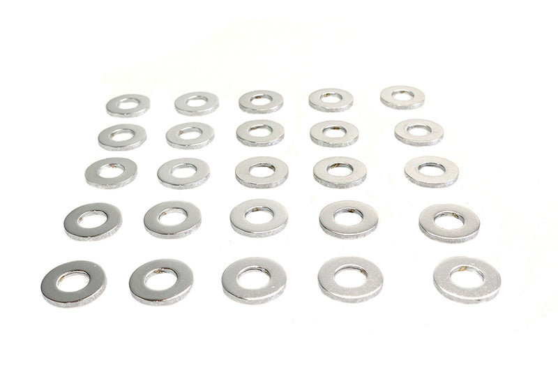 Chrome Flat Washers 1/2 inch, Extra Thick