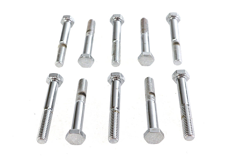 Hex Cap Bolts Chrome 5/16 inch x 2-1/4 inch