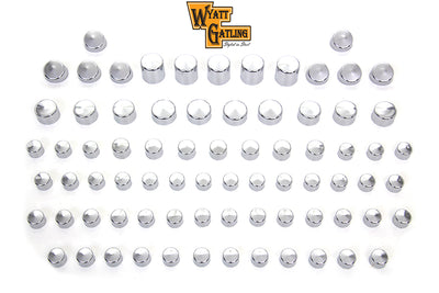Wyatt Gatling Chrome Bolt Cap 76 Piece Cover Kit
