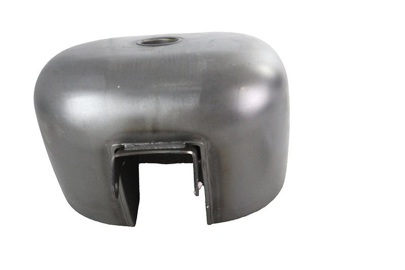 M8 inchSporty inch 3.2 Gallon Gas Tank Raw Steel Low Mount