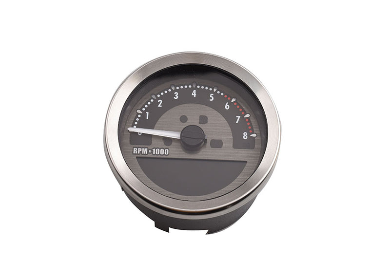 3-5/8 inch Electronic Speedometer and Tachometer Black