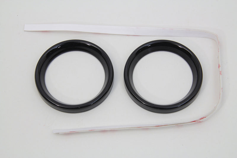 2 inch Gauge Bezel Cover Kit with a Black Finish