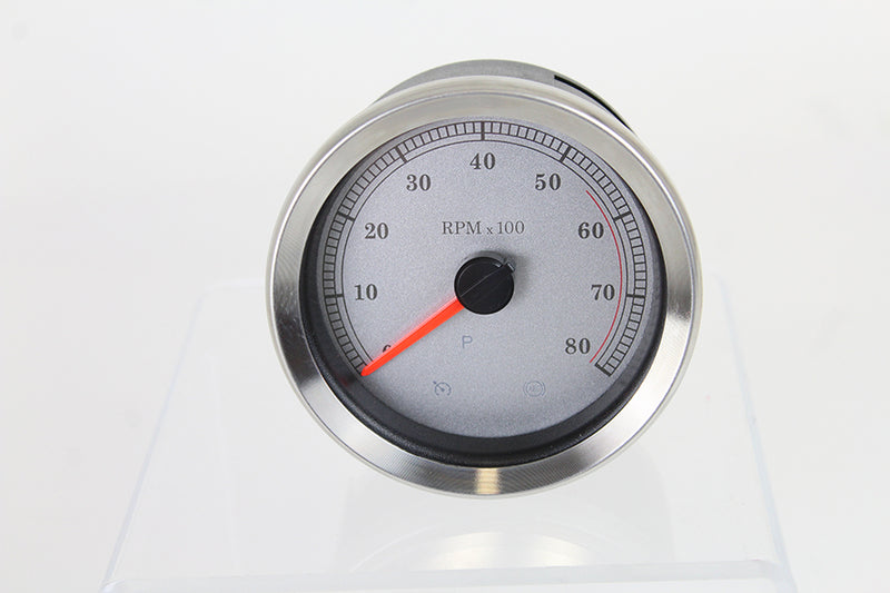4 inch Silver Electronic Tachometer
