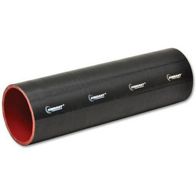 Straight Hose Coupler, 1.00" I.D. x 12.00" long - Black - VIB27011