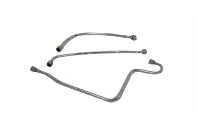 Chrome Oil Line Set