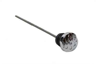 Chrome Oil Fill Dipstick Flame