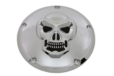 Skull Derby Cover Chrome