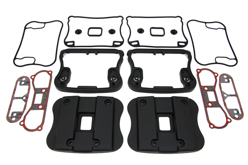 Top Rocker Box Cover and D-Ring Kit Black