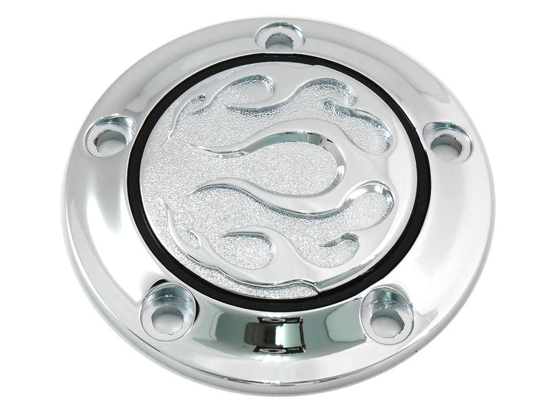 Chrome 5-Hole Flame Point Cover