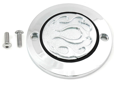 Chrome 2-Hole Flame Point Cover