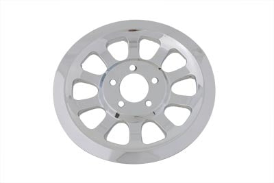 Outer Pulley Cover 66 Tooth Chrome - 77011