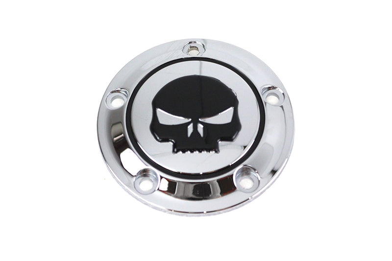 Skull Ignition System Cover 5-Hole Chrome