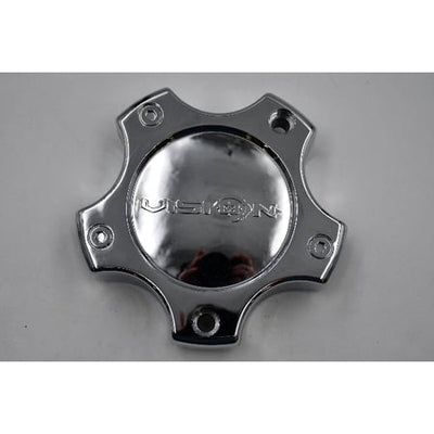 5 Lug Clsd Chrome Cap- 375 - C3755C
