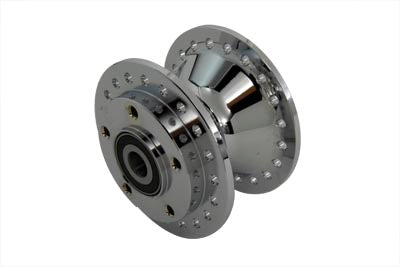 Chrome Front Wheel Hub 3/4 inch Bearings
