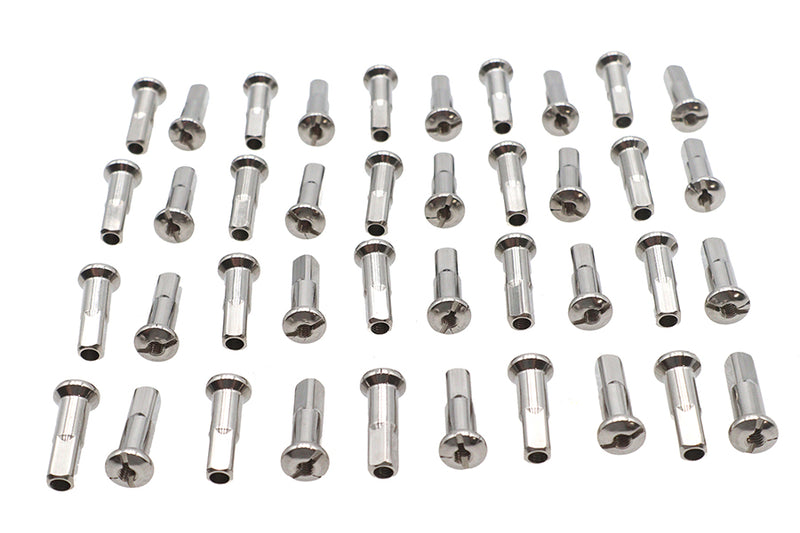 Spoke 40 Piece Stainless Steel Nipple Set