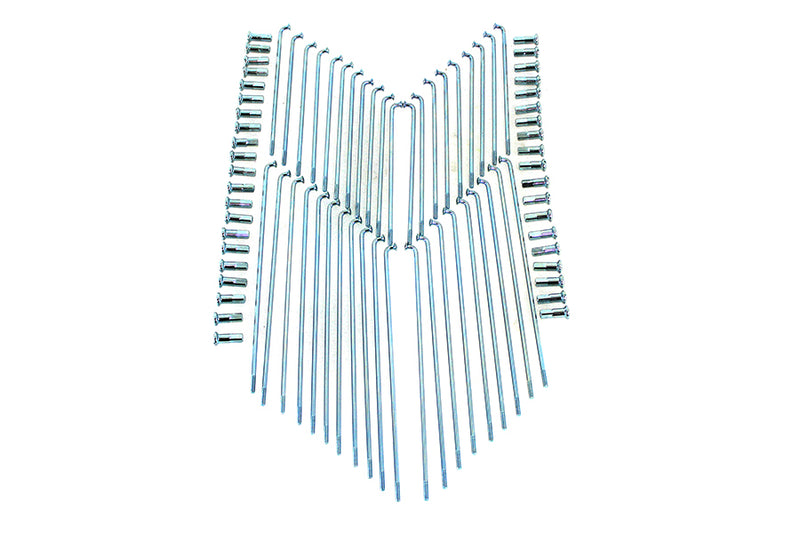 Zinc Plated 18 inch Spoke Set