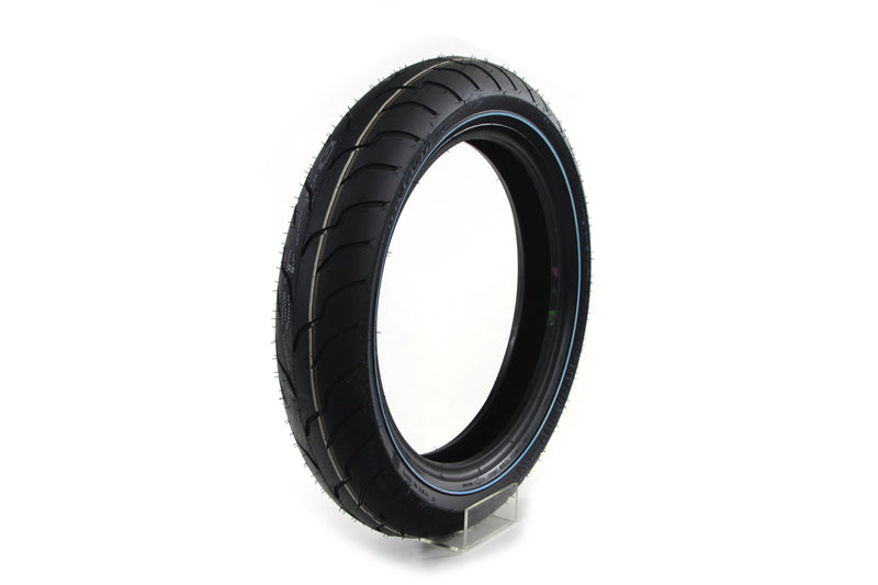 Front Dunlop American Elite 130/80B x 17 inch Narrow Whitewa