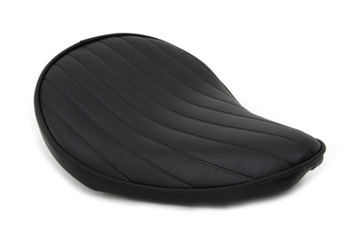 Black Tuck and Roll Solo Seat Small