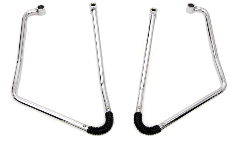 Chrome Adjustable Saddlebag Support Kit