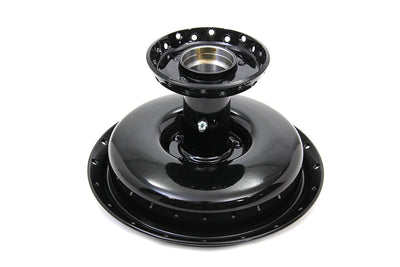Front Wheel Hub and Brake Drum Black
