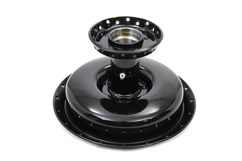 Front Wheel Hub and Brake Drum Black