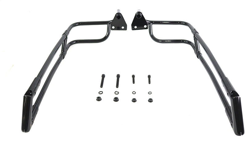 Black Saddlebag Rail Set