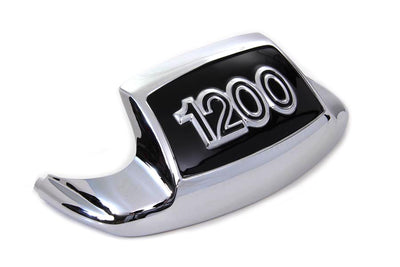Chrome and Black Front Fender Tip inch1200 inch