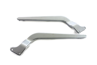 Rear Fender Strut Set Smooth Chrome - 510210