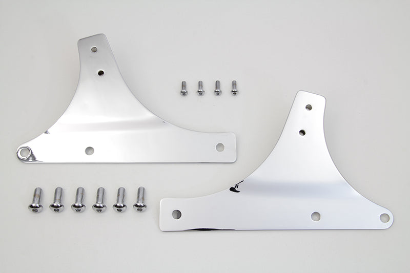 Sissy Bar Side Plate Set Chrome