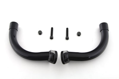 Black Saddlebag Guard Eliminator Brackets
