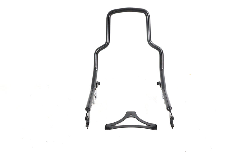 8-1/2 inch Short Detachable Sissy Bar Gloss Black