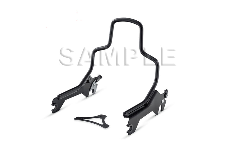 8-1/2 inch Short Detachable Sissy Bar Gloss Black