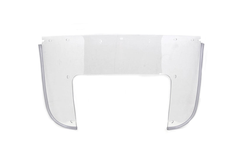 Beaded Lower Windshield Clear