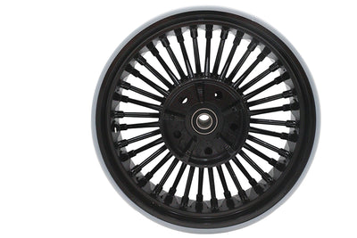 16 inch X 5.5 inch Duro 36 Fat Spoke Rear Wheel Gloss Black