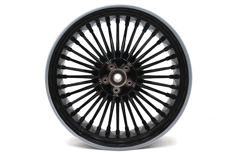 18 inch X 5.5 inch Duro 36 Fat Spoke Rear Wheel Gloss Black