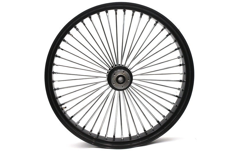 30 inch x 4.0 inch King Spoke Front Wheel Black