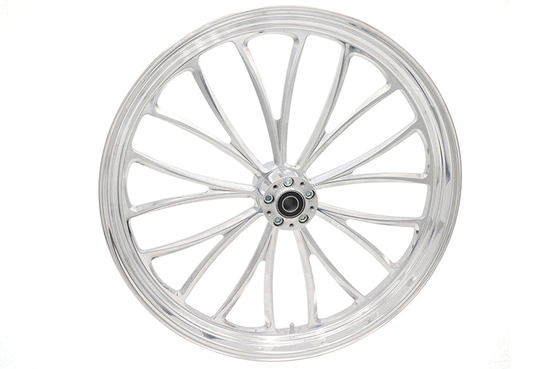 26 inch x 3.5 inch Manhattan Front Wheel Polished