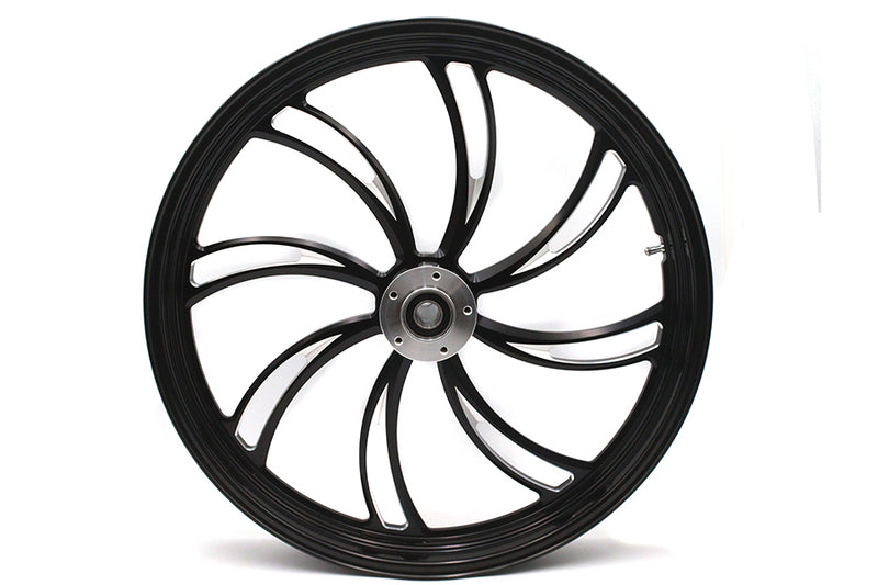 23 inch x 3.5 inch Vortex Front Wheel Black Cut