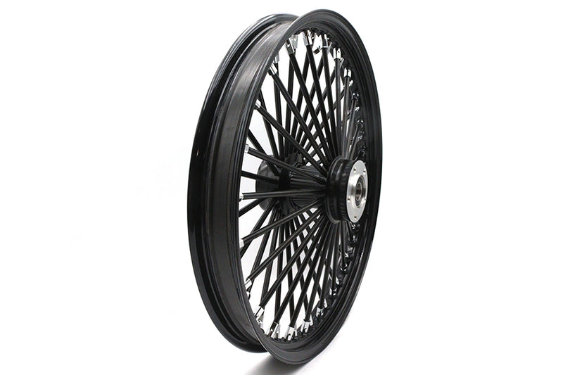 18 inch x 3.5 inch King Spoke Front Wheel Black