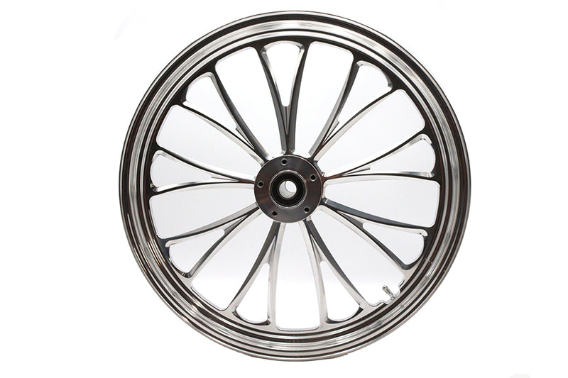 21 inch x 2.15 inch Manhattan Front Wheel Polished Aluminum
