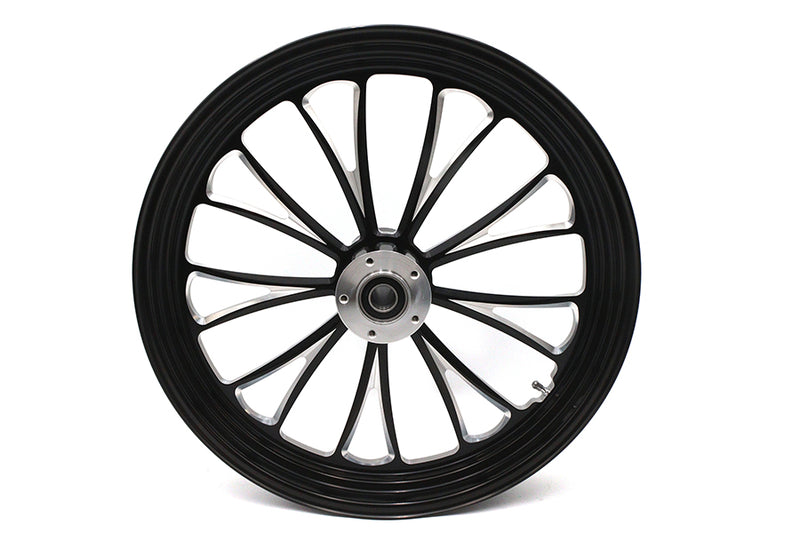 21 inch x 3.5 inch Manhattan Front Wheel Black Cut