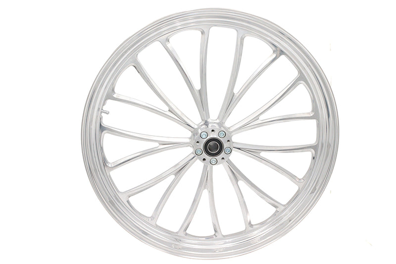 26 inch x 3.5 inch Manhattan Front Wheel Polished