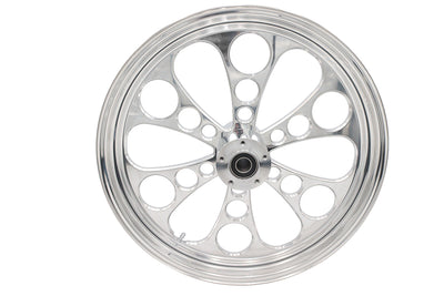 21 inch x 3.5 inch Kool Kat Front Wheel Polished Aluminum