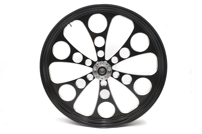 26 inch x 3.5 inch Kool Kat Front Wheel Black Cut