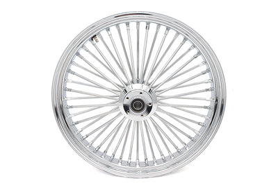 23 inch x 3.5 inch King Spoke Front Wheel Chrome