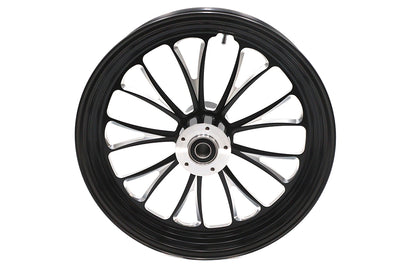 18 inch x 3.5 inch Manhattan Front Wheel Black Cut