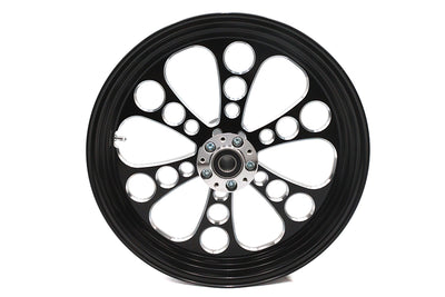 18 inch x 3.5 inch Kool Kat Front Wheel Black Cut