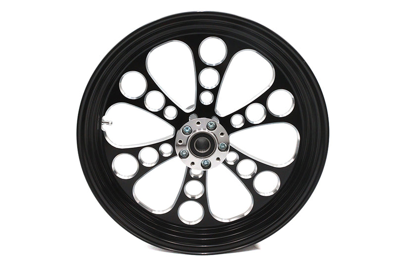 18 inch x 3.5 inch Kool Kat Front Wheel Black Cut
